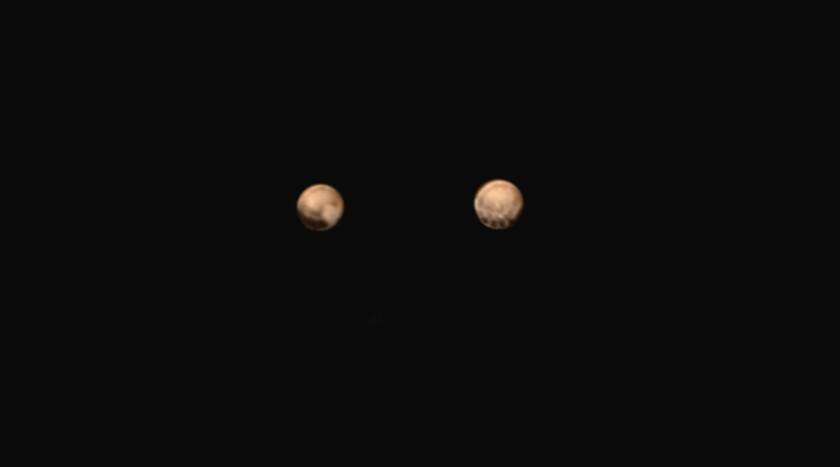 The latest images returned by NASA's New Horizons probe has depicted a line of spots along Pluto's equator