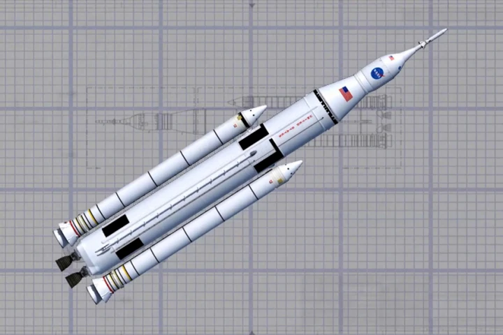 Artist's impression of the Space Launch System (Image: NASA/MSFC)