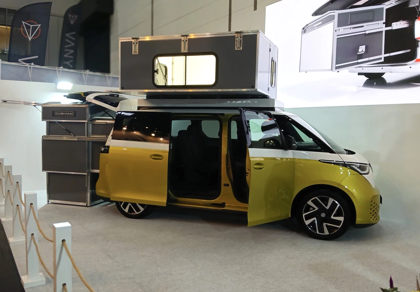 Wild origami camper cube seizes command of your van to make it livable