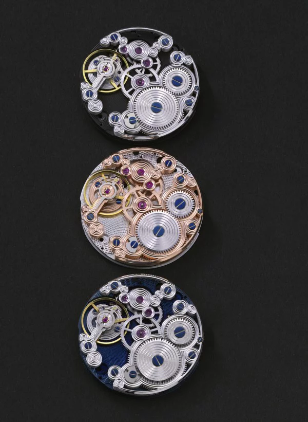 Grieb & Benzinger engraved movement examples