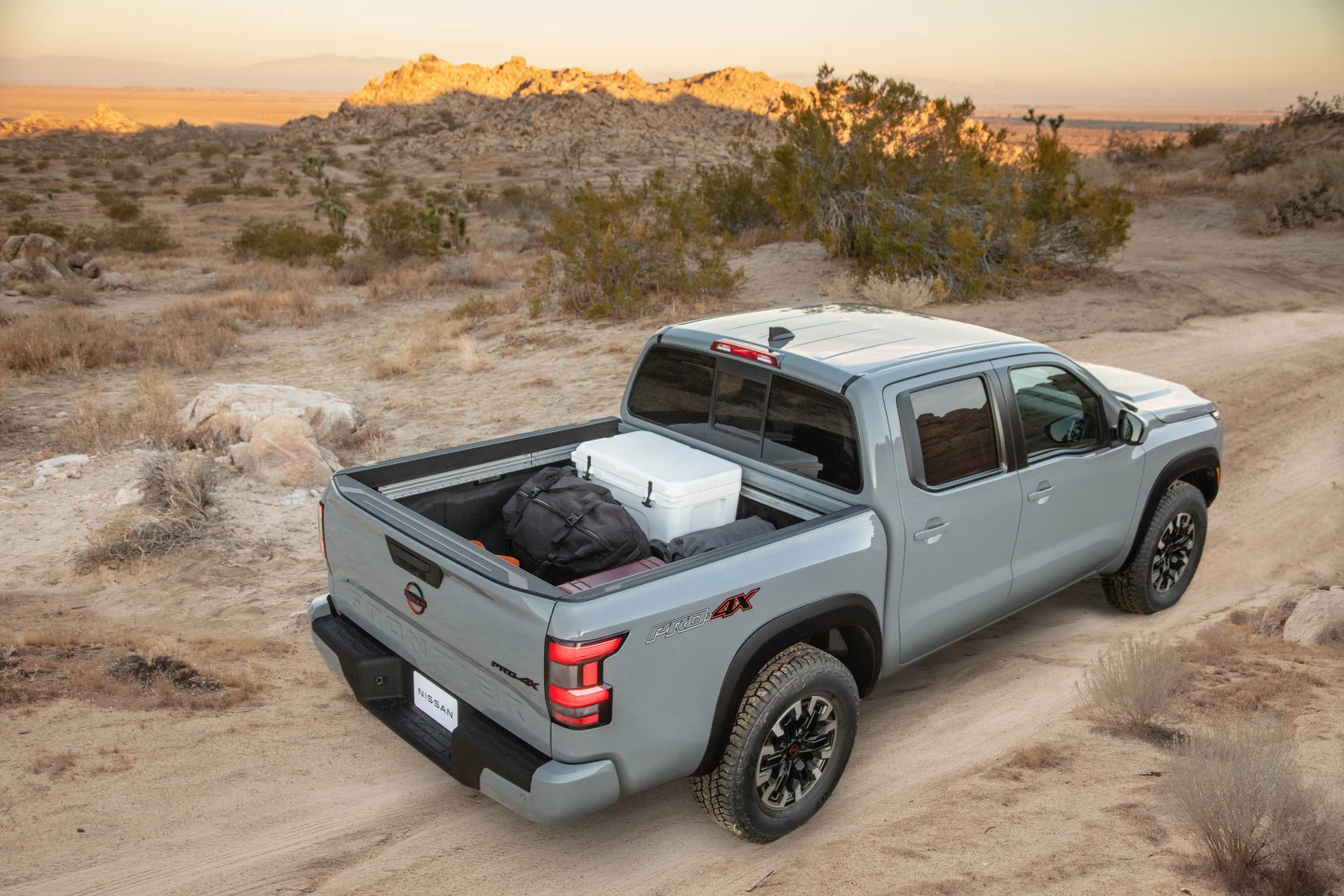 Most of the goodness of the previous-gen Frontier is still present in the new 2022 Frontier's bed, including the available sliding rails and spray-on liner