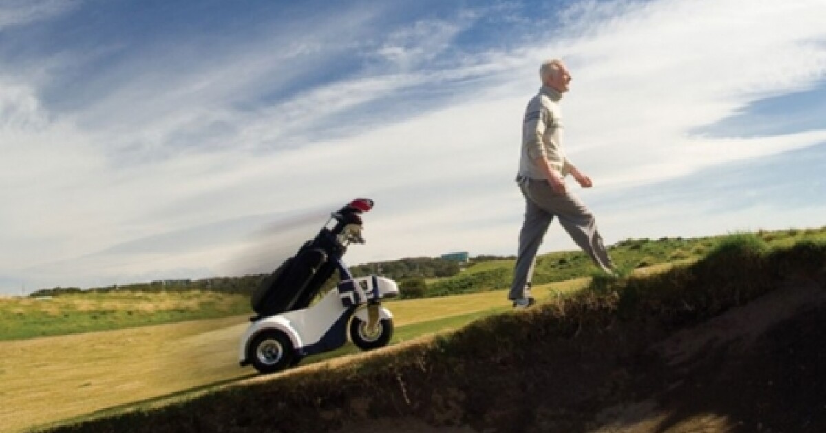 The fully autonomous "follow me" golf caddy