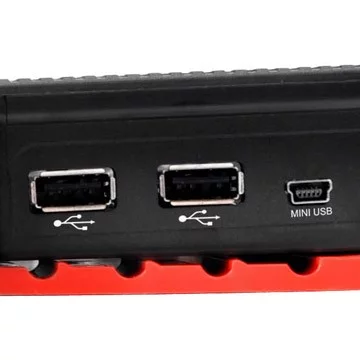 The cooler comes with two USB ports and a single mini USB port built-in