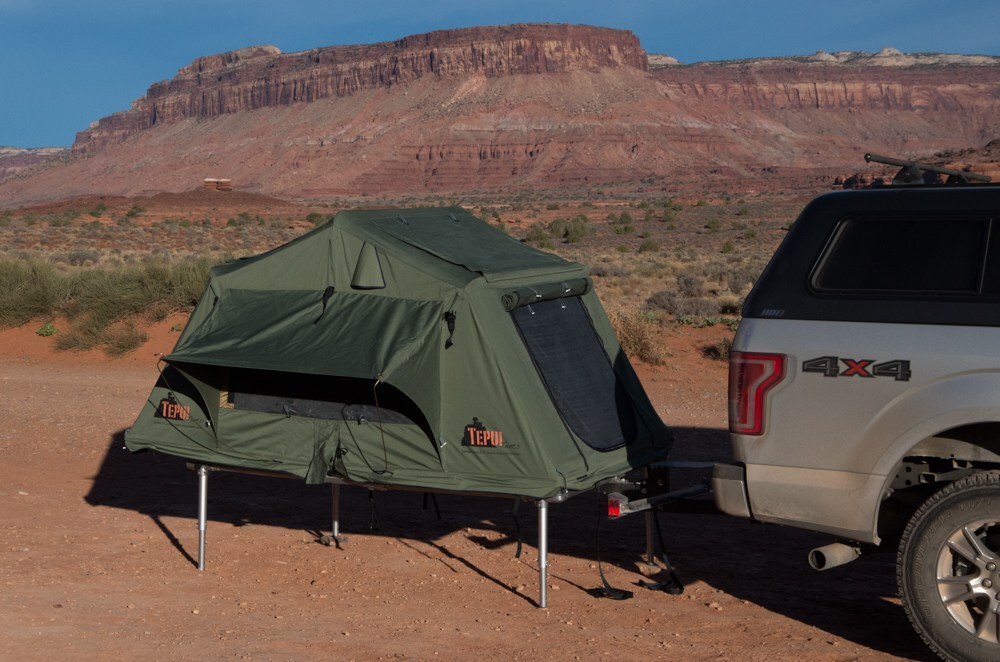 Hitch 'n Pitch takes the "roof" out of the rooftop tent