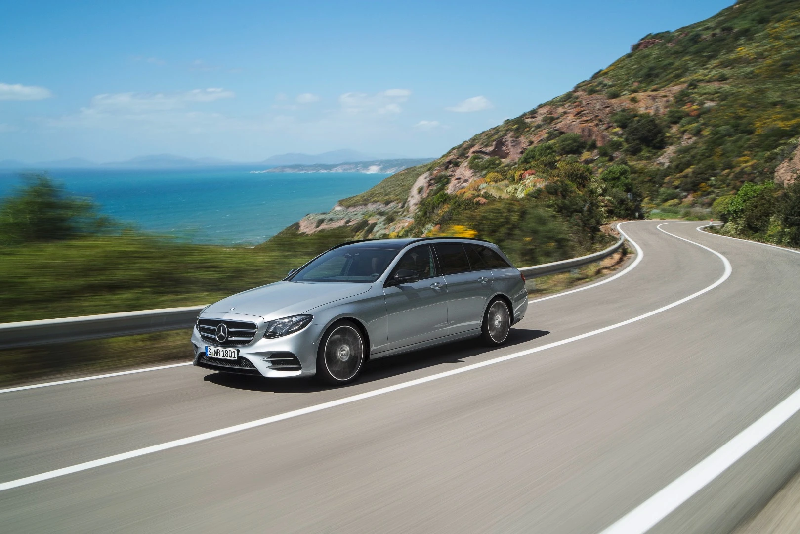 The range starts with a little diesel, but we'd be looking at the petrol and diesel V6 models