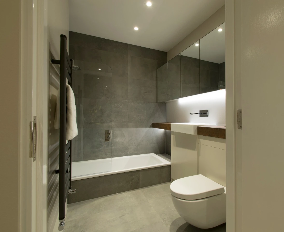 Each Yo! Home apartment has a separate bathroom