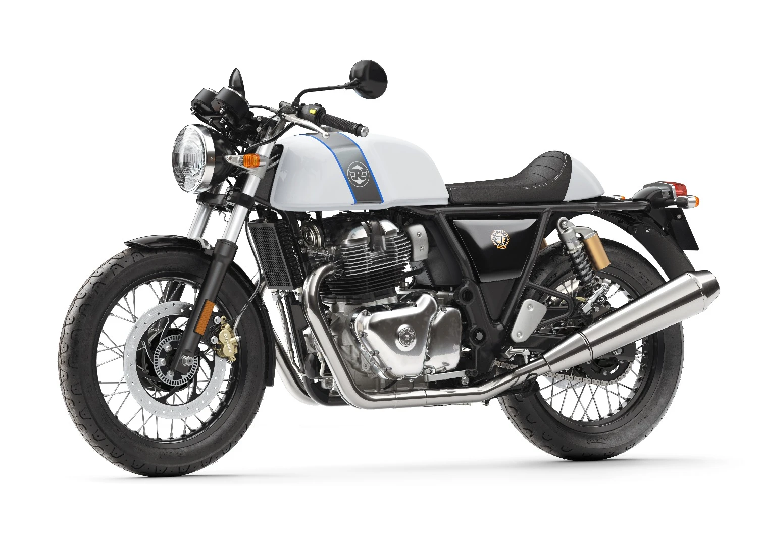 The new Continental shares much of its styling with the original 535 cc remaster from 2013