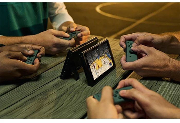 The Switch's detachable controllers, which Nintendo calls "Joy-Cons", can essentially split in half to accommodate multiple players