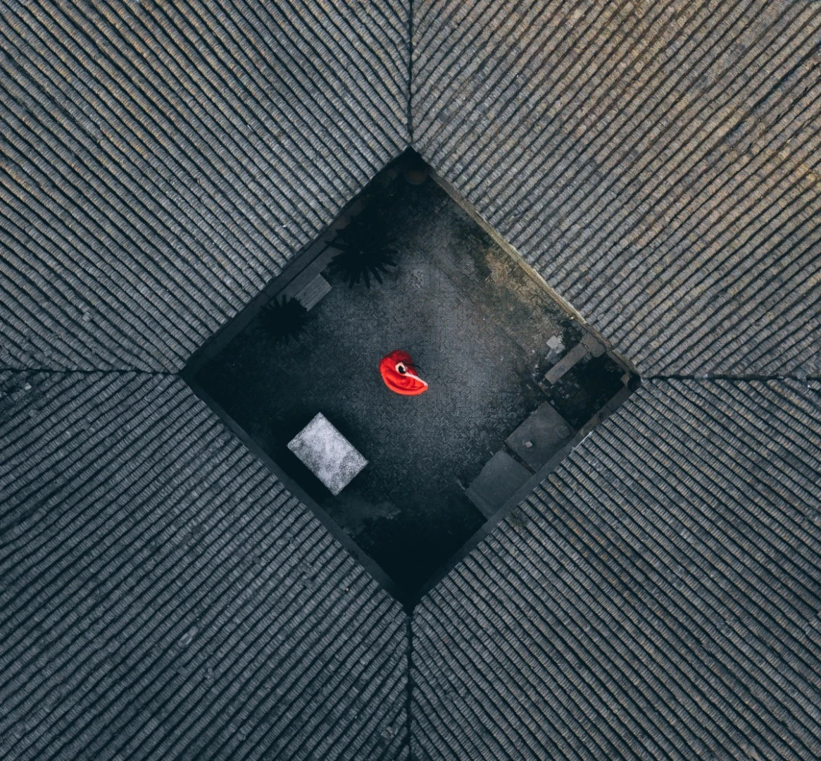 This aerial shot of a dancer in China took out first prize in the Enthusiast's Portrait category of SkyPixel's 2017 Photo Contest