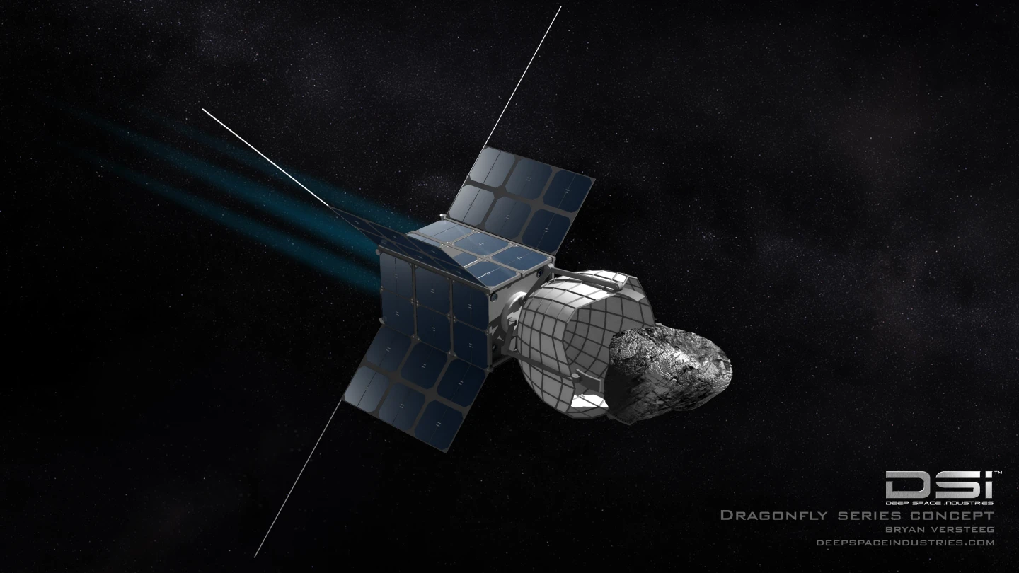 Artist's concept of DSI's Dragonfly (Image credit: DSI)