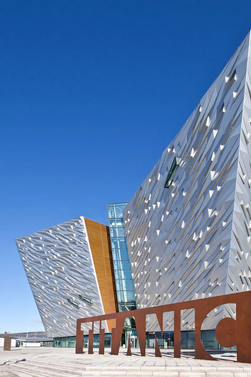 The TitanicBelfast museum in Belfast, Northern Ireland