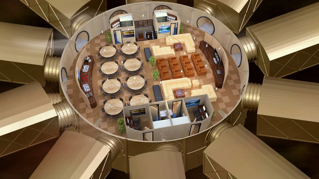 The Vivos Underground Survival Shelter will accommodate up to 200 people in post apocalyptic luxury
