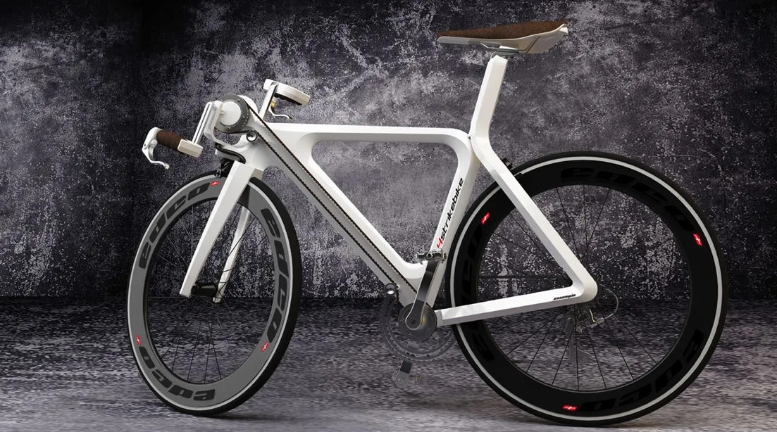 A freewheel mechanism allows both drivetrains to be used simultaneously, or either one to be used on its own