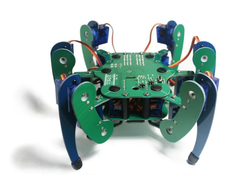 Robugtix's iitsii is a smaller, more affordable hexapod robot kit