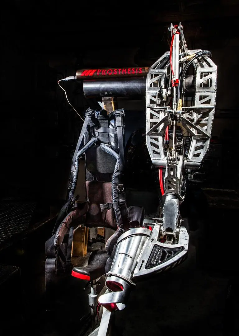 A pilot's training seat in the Alpha Leg (Photo: Anti-Robot)