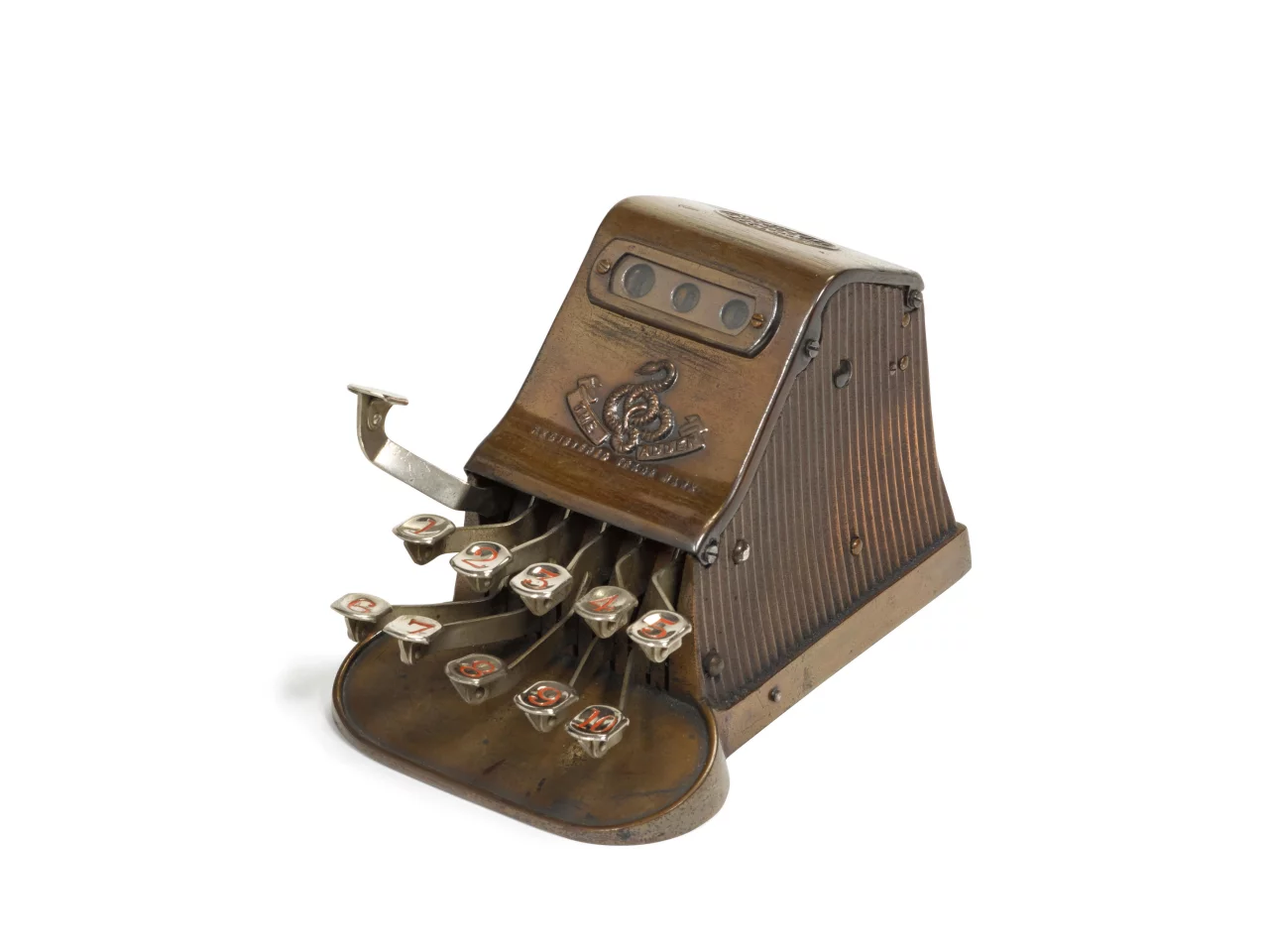 1903 Adder Keyboard - early commercial mechanical calculator for addition | Sold for: $1,147 by Bonhams on November 5, 2020