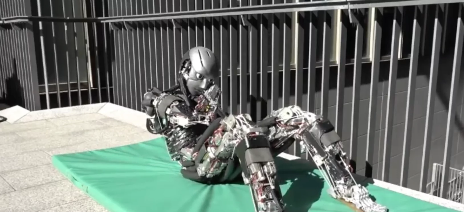 Kengoro is a robot designed to accurately copy the musculoskeletal system of a human body