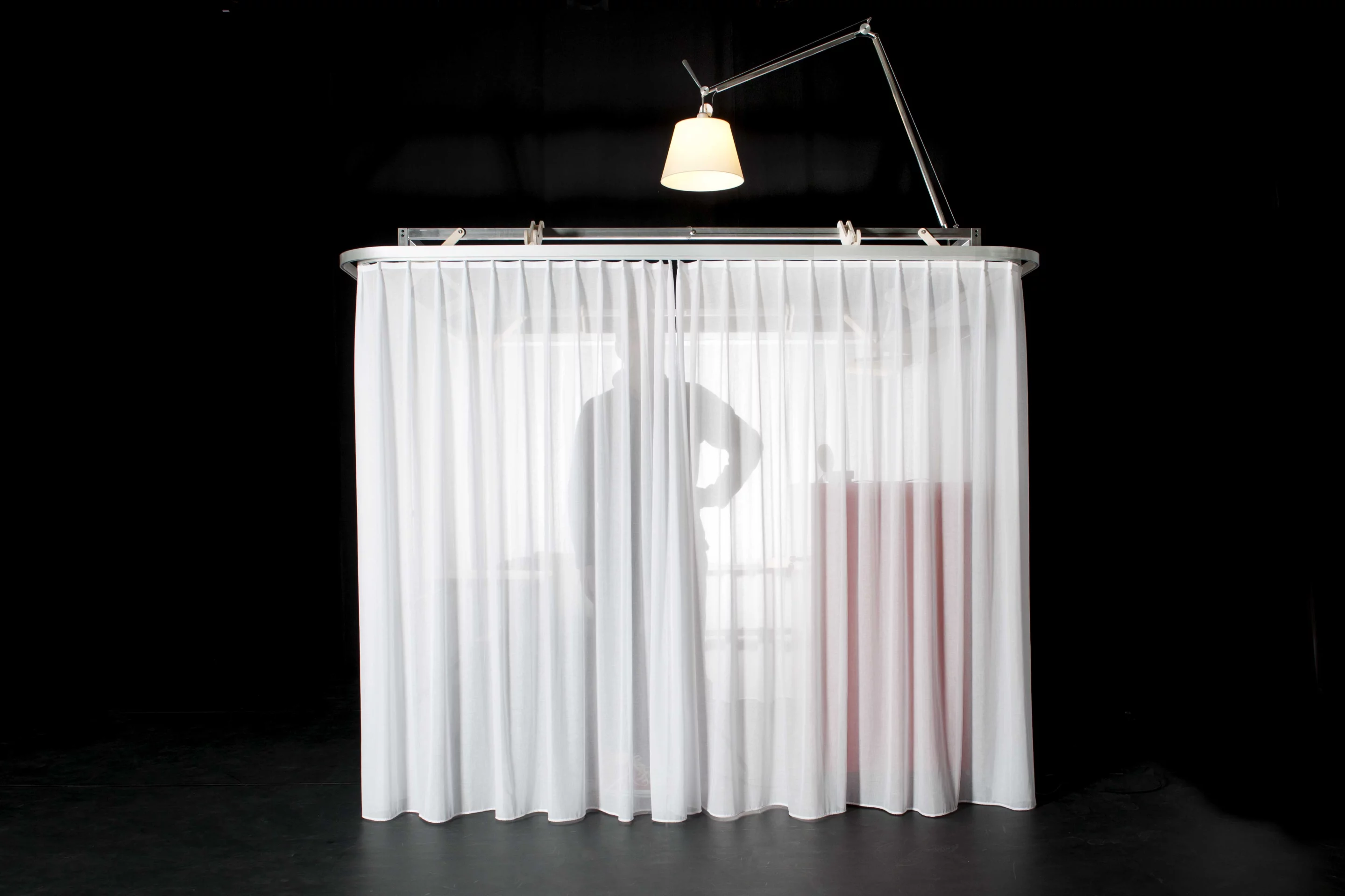 Hotello's curtains are transluscent