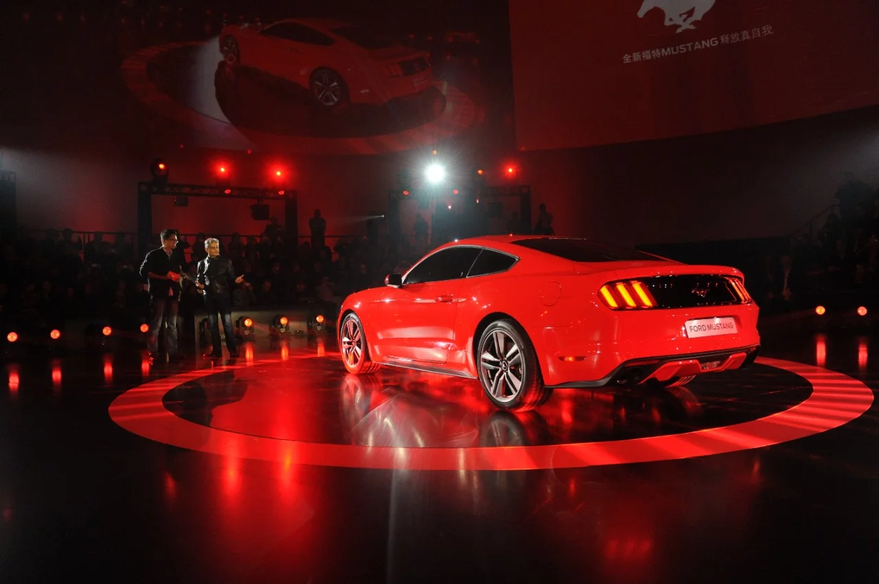 The 2015 Mustang debuts in Shanghai
