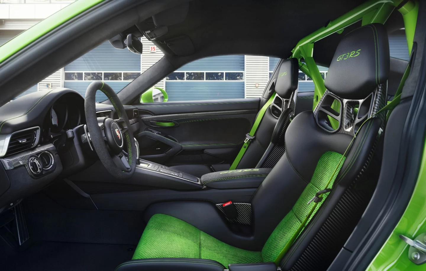 2018 Porsche 911 GT3 RS: interior is stripped back and sporty without quite making it to Spartan