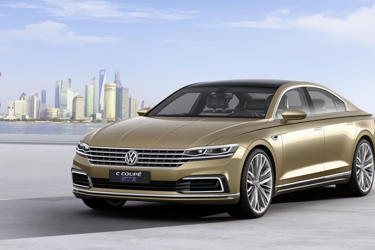 The Volkswagen C Coupé GTE concept was designed to appeal to the Chinese market