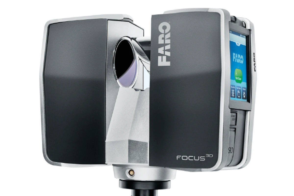 The scanner scans a cloud comprising millions of points