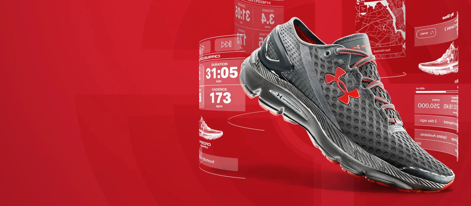 The UA Speedform Gemini 2 Record-Equipped Men's Running Shoe