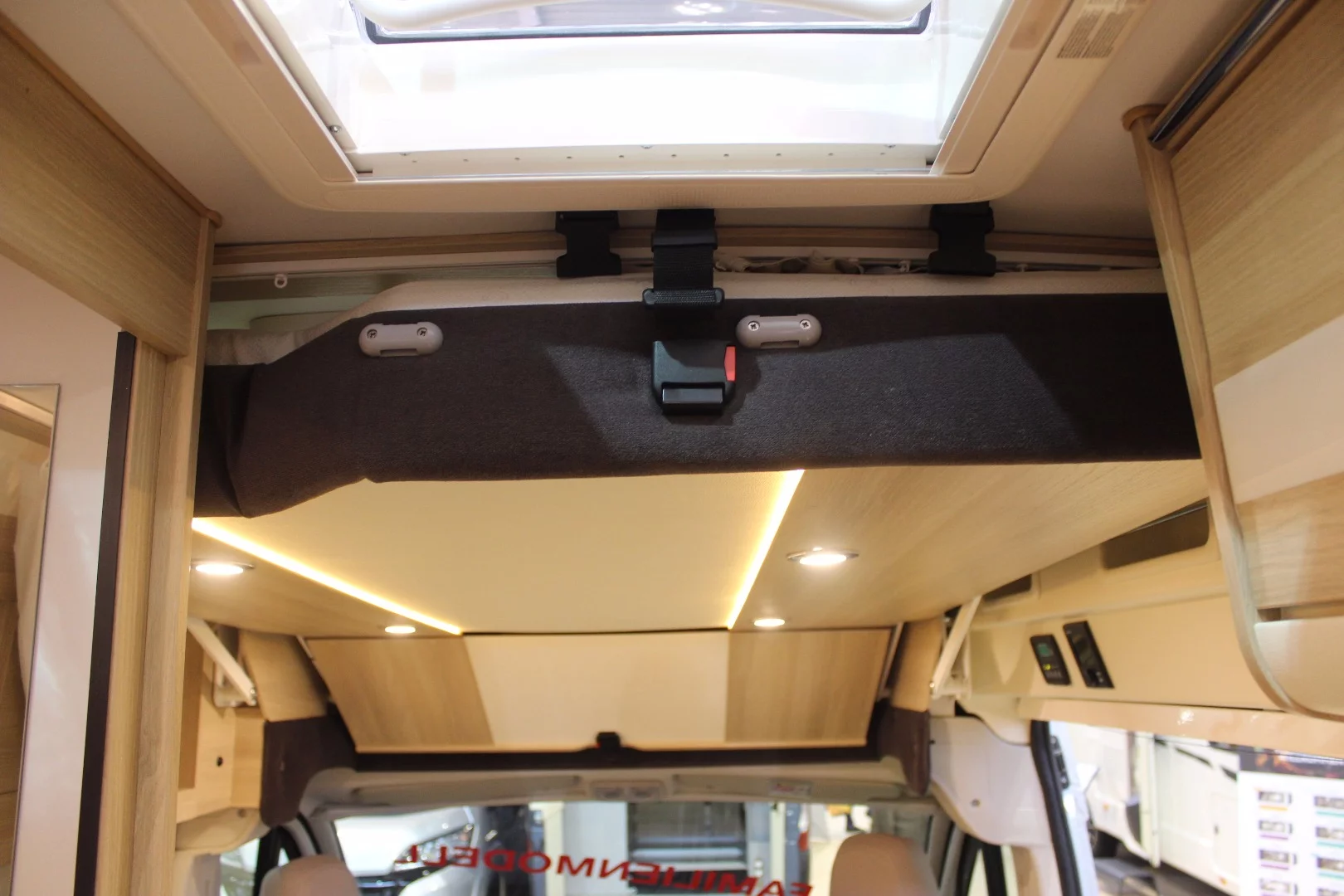 The Dreamer Family Van Select includes a drop-down bed over the living area