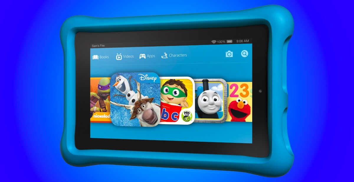 The Fire Kids Edition tablet from Amazon comes with a two-year guarantee which even covers your child breaking it