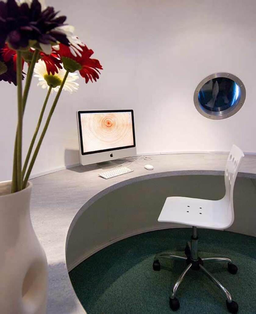 Archipod's Pod may be unusual to look at but it's an eco-friendly, energy-efficient garden office.Image:GreenMuze