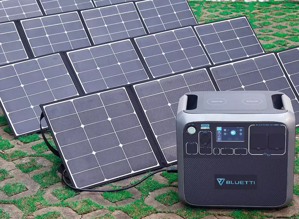 Solar panels provide the ideal off-grid charging option