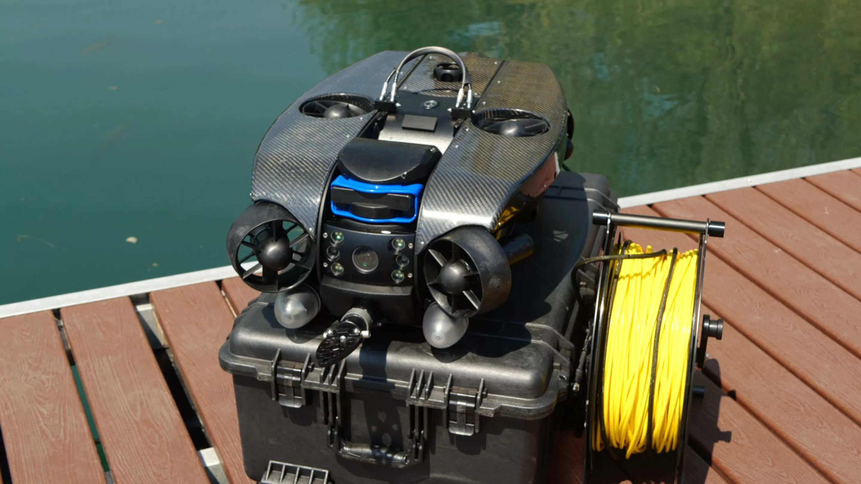 Revolution NAV ROV can be tracked on Google Maps while underwater