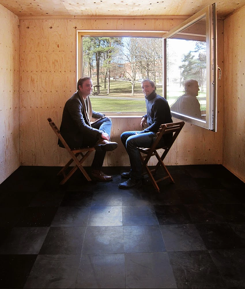 The floor of Frigg is made out of gifted black leather tiles (Photo: Full Scale Studio)