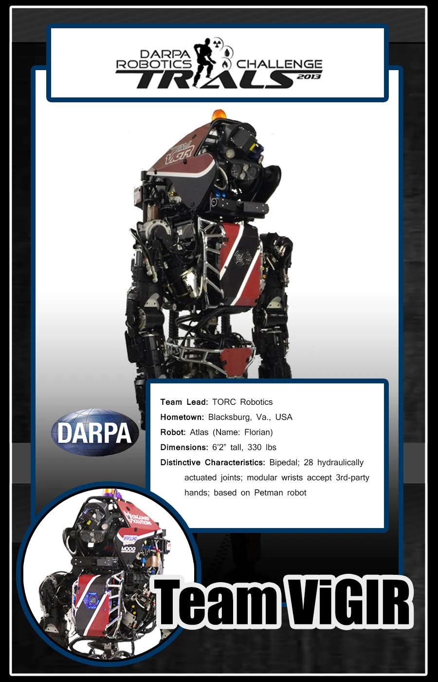 Teeam Vigir baseball card