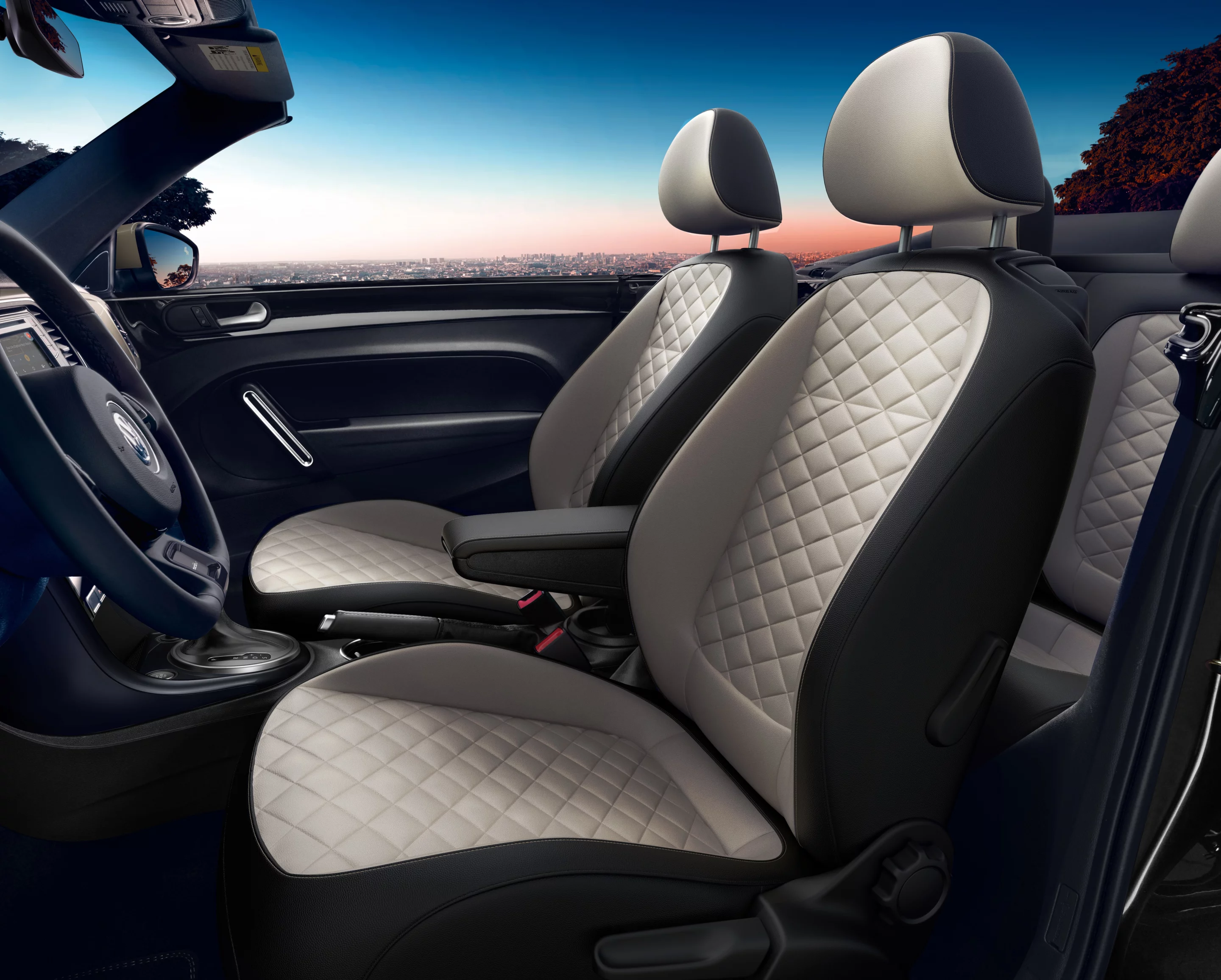 Interior colors on the Final Edition Volkswagen Beetle models will have interior color schemes matching the exterior's color choice