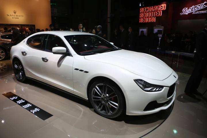 2014 Maserati Ghibli on show in Shanghai
