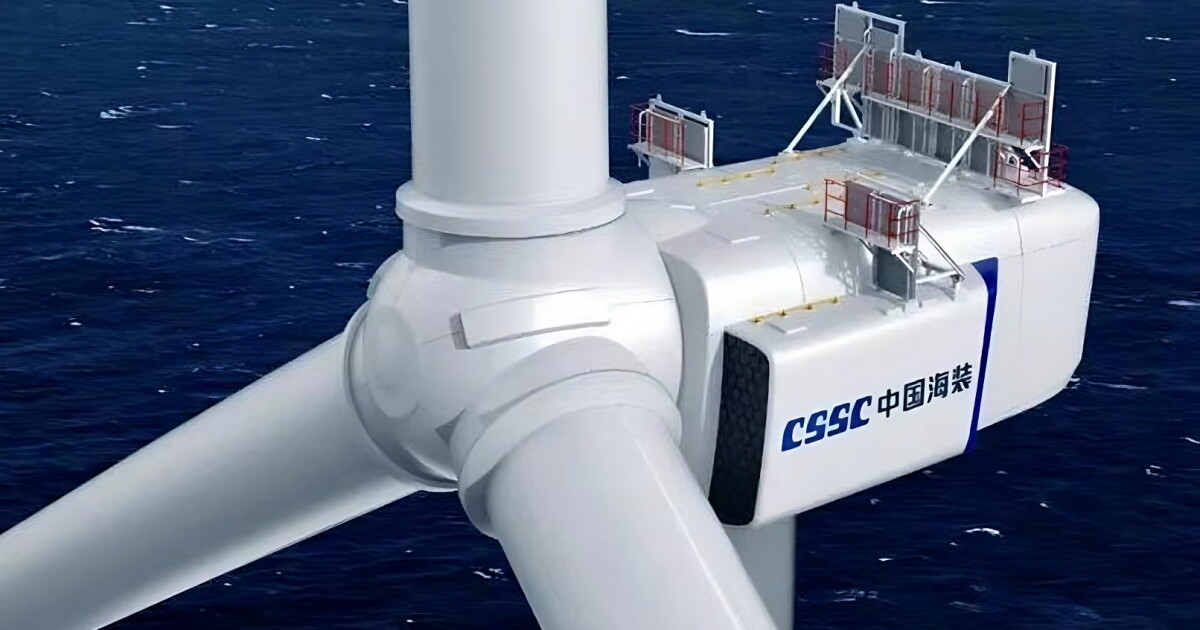 World’s new largest wind turbine sweeps 10 football fields per spin World’s new largest wind turbine sweeps 10 football fields per spin