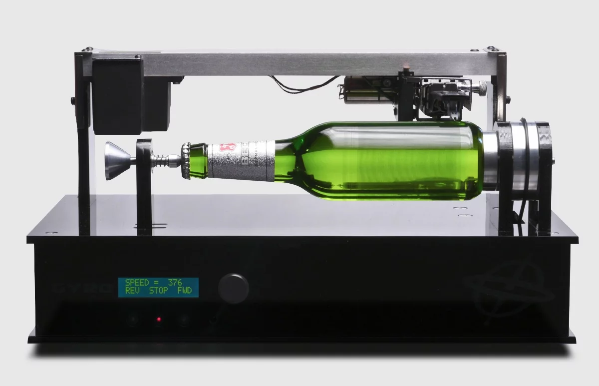 To promote its new record label, Beck's Brewery inscribed a simple beer bottle with music, which can be played like a 19th century phonograph cylinder