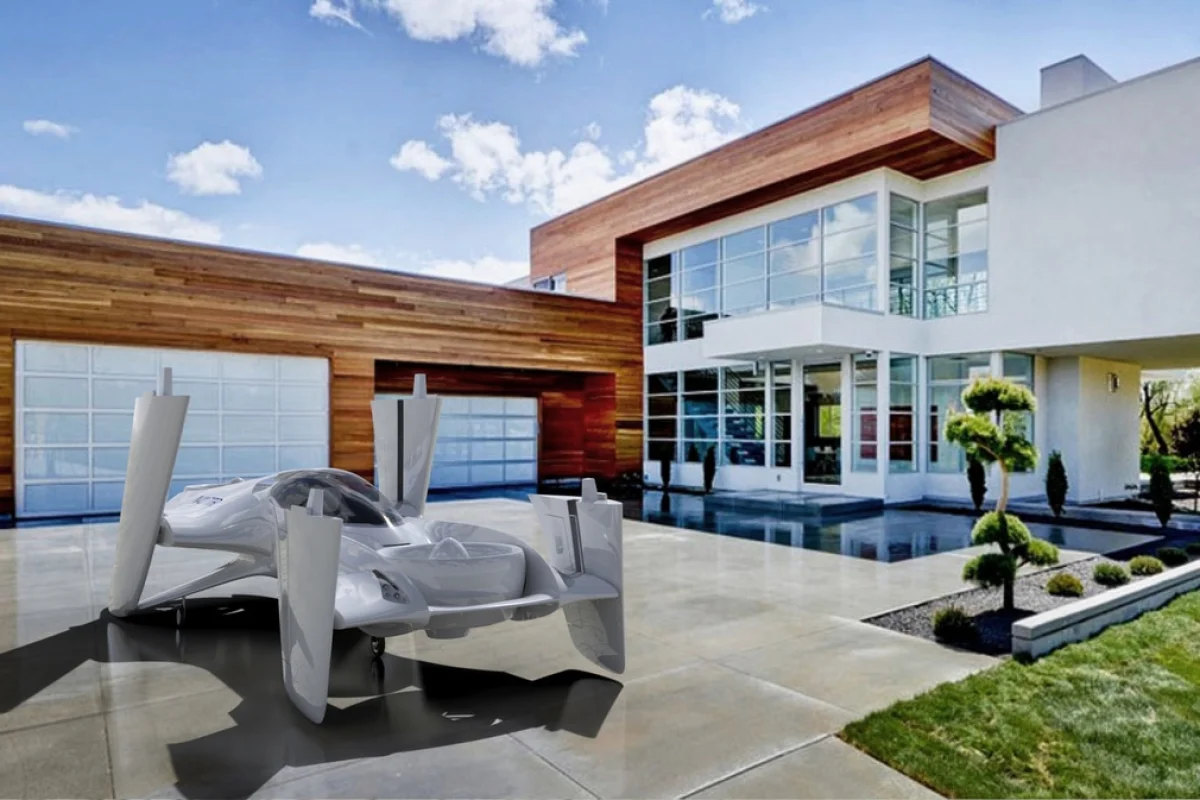 The DeLorean DR-7 can park in a home garage