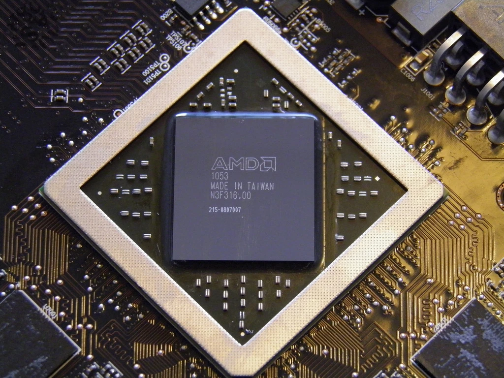 One of the two GPUs at the heart of the new Radeon HD 6990 graphics card