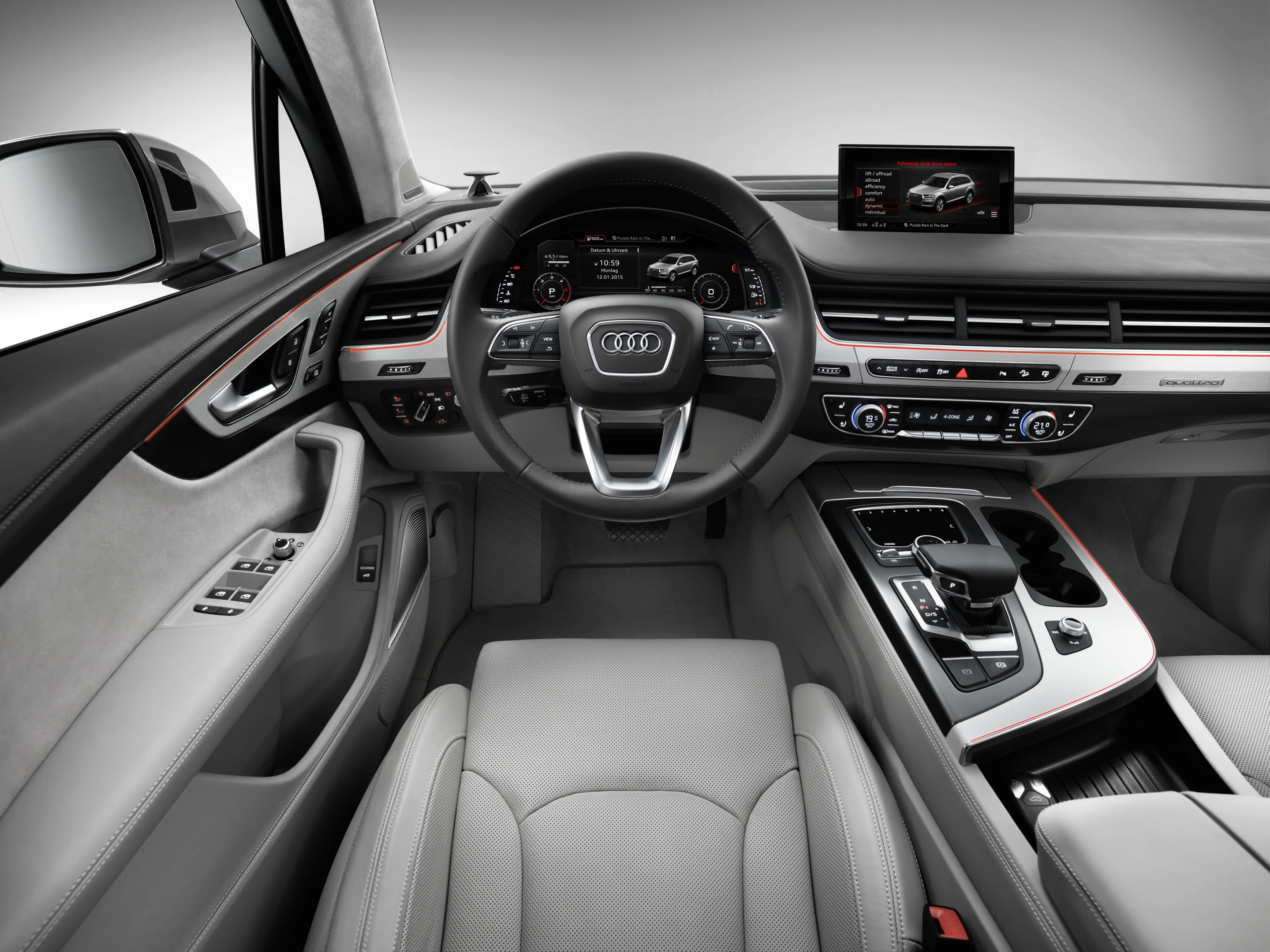 The Q7's interior is beautifully appointed and finished (Photo: Audi)