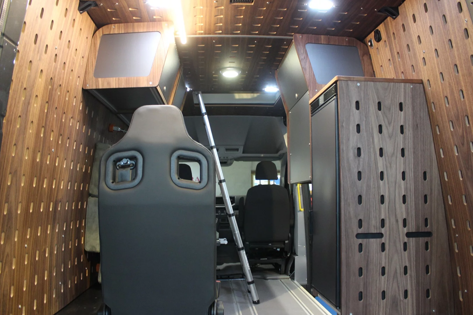 Inside the back of the Cargo Camper Mountain 4x4