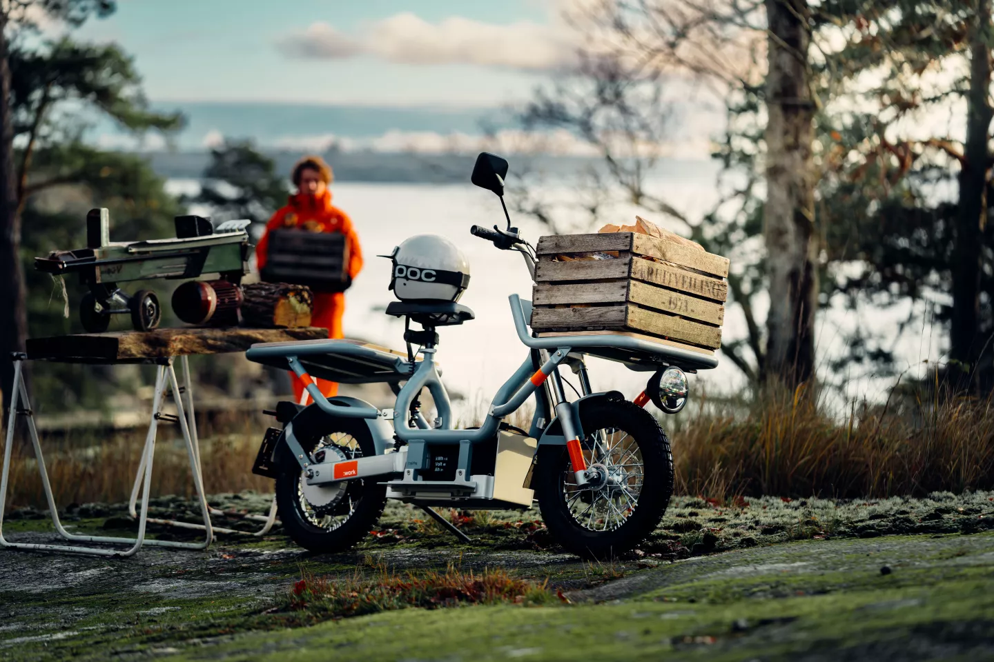 The Makka's battery has USB and 12-V outlets to power off-the-grid jobs
