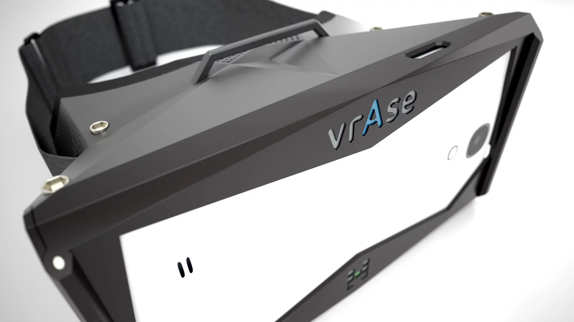 The main bulk of the headset is made from lightweight plastic to ensure it feels more comfortable when wearing it, and strategic vents allow for some air flow to keep the screen from fogging without allowing any outside light in