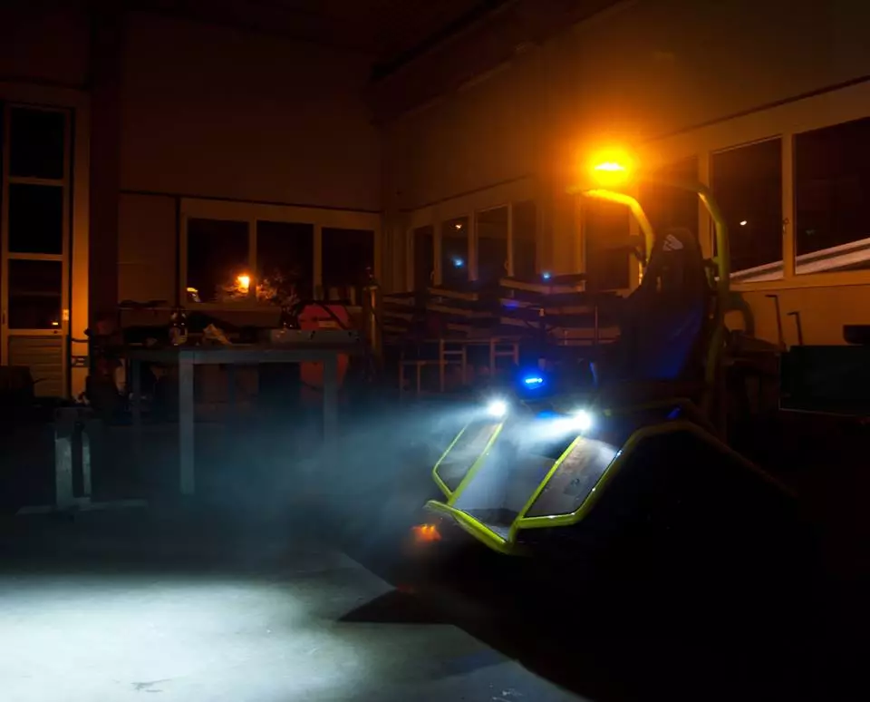 An optional LED lighting package is available