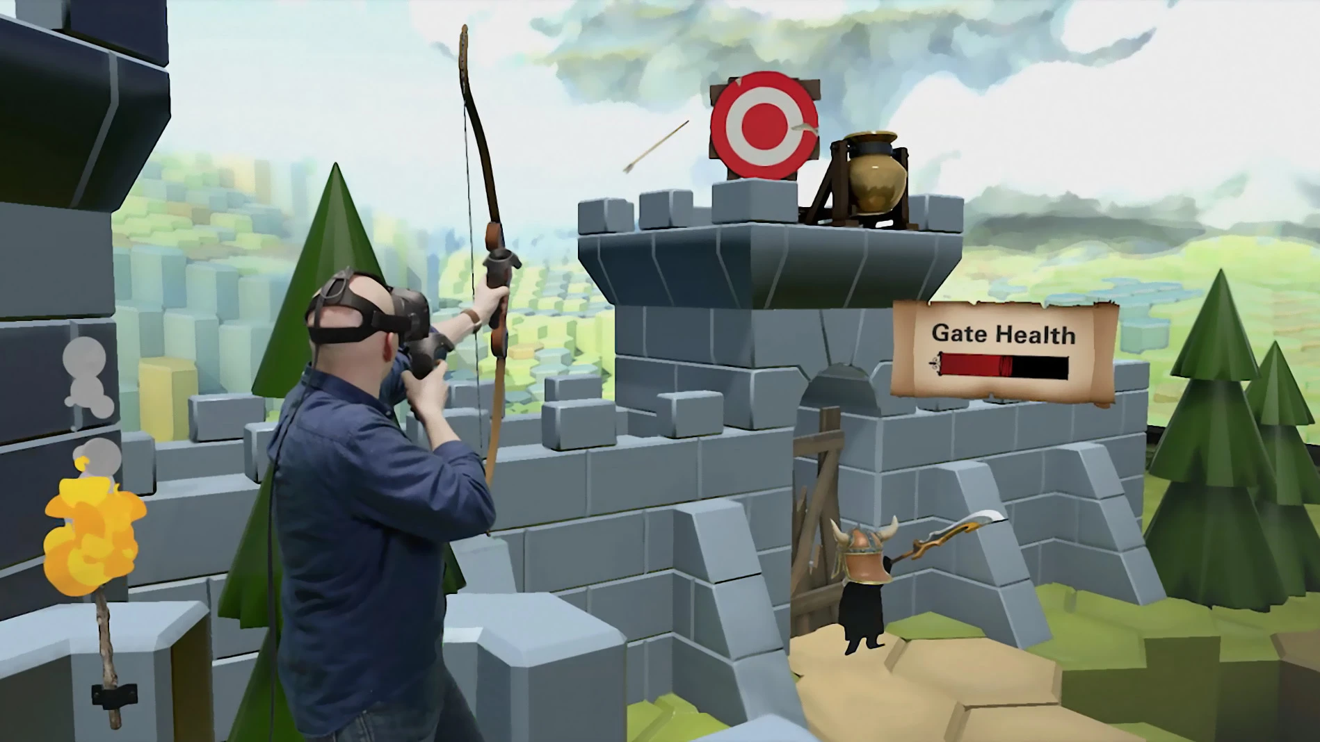 Archery mini-game in Valve's The Lab