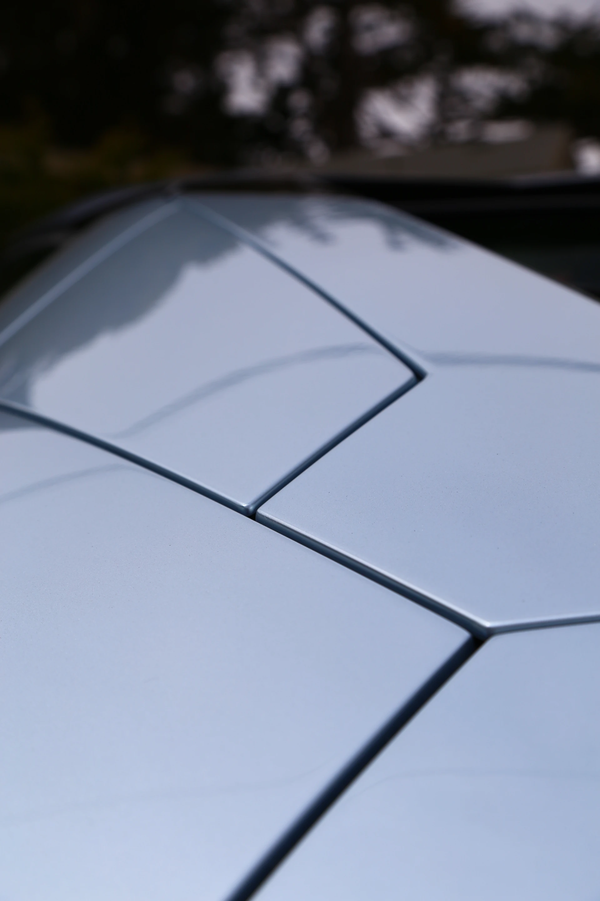 The Aventador is basically one tightly composed orgy of hexagonal shapes, which helped to resolve numerous design issues according to Filippo Perini (Photo: Angus MacKenzie/Gizmag.com)