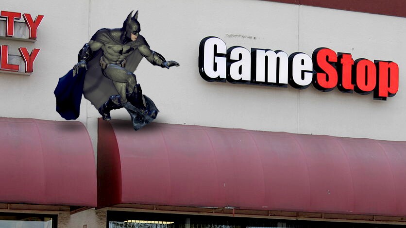 Batman will be grappling into GameStop on Black Friday (original image: Dwight Burdette)