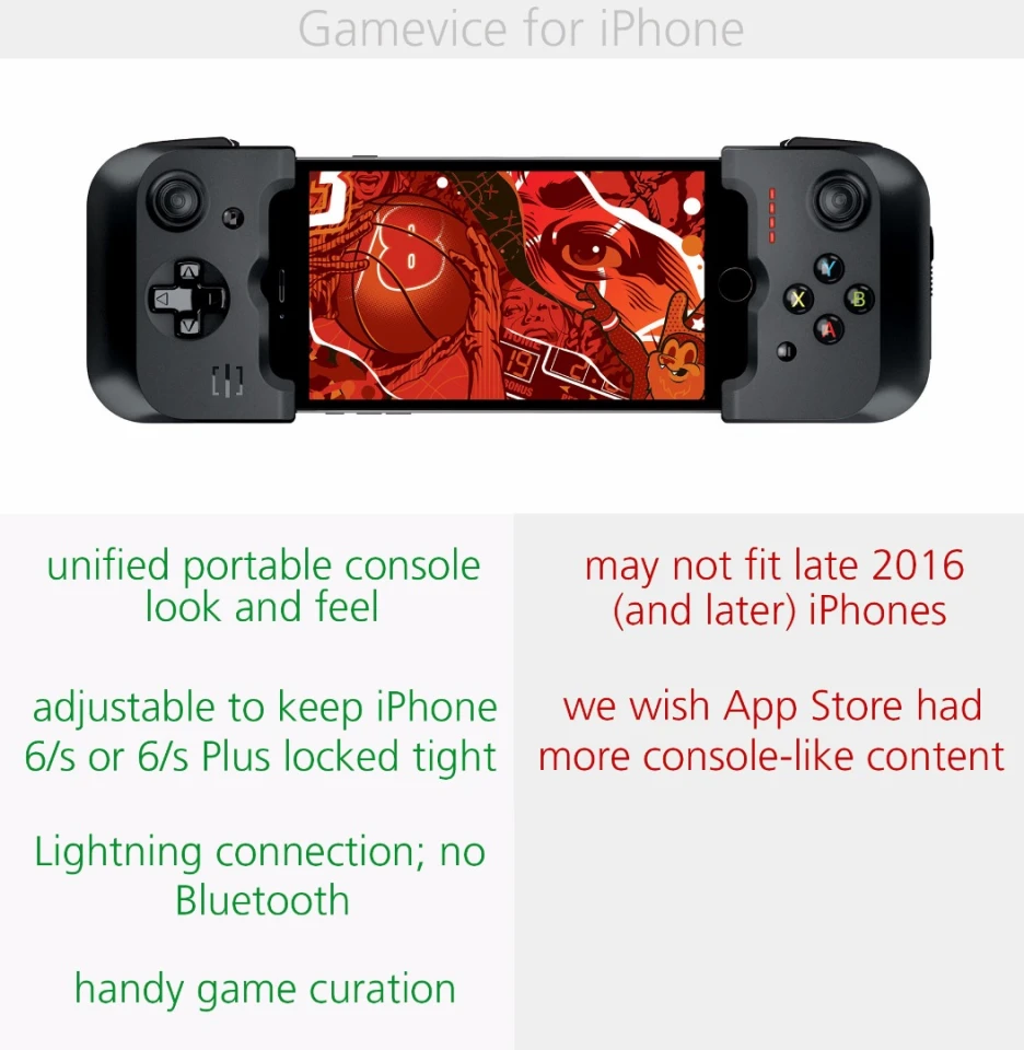 Pros and cons of Gamevice for iPhone