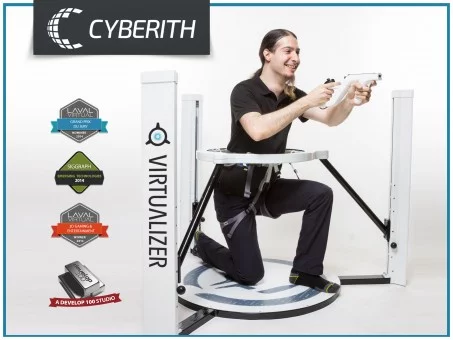 Kneeling, sitting and jumping are all catered for in the Virtualizer VR rig